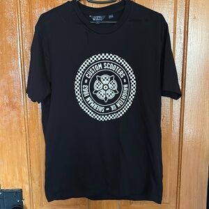 Ben Sherman T-shirt custom scooters Brighton size small NWOT black